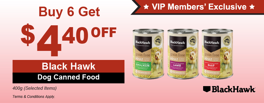 BlackHawk DogCannedFood Promo